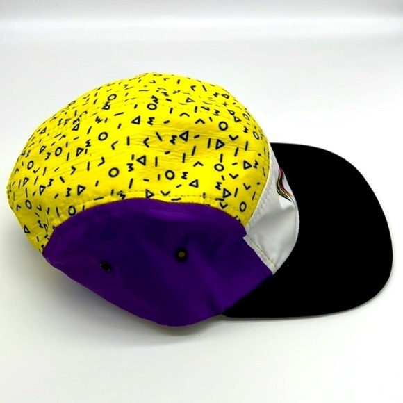 Villon- Retro Y2K Purple Yellow Villon Strap Adjustable Hat Size Onesize - Picture 4 of 9